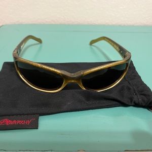 Anarchy Kronos Sunglasses - Olive Fade / Amber Polarized